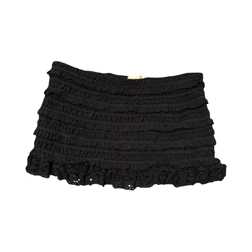 Surf Gypsy Black Textured Tube Top